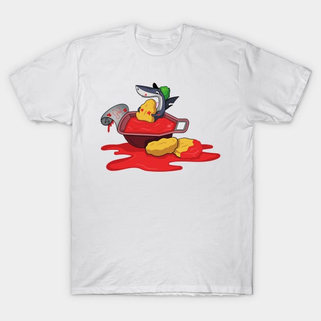 Chicken Nuggets Lovers T-Shirt by jdgraphicart